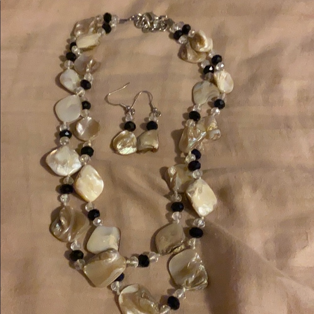 Necklace with earrings